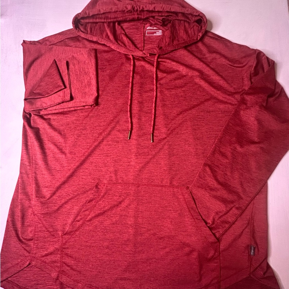 Eddie Bauer Women's Rust Lightweight Activewear Hoodie Med